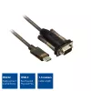 ACT USB-C–seriālais adapteris AC6002 melns 1,5 m