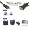 ACT USB-C–seriālais adapteris AC6002 melns 1,5 m