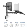 Klēpjdatora un monitora svira ACT AC8305 augstuma regulēšana 0-450mm