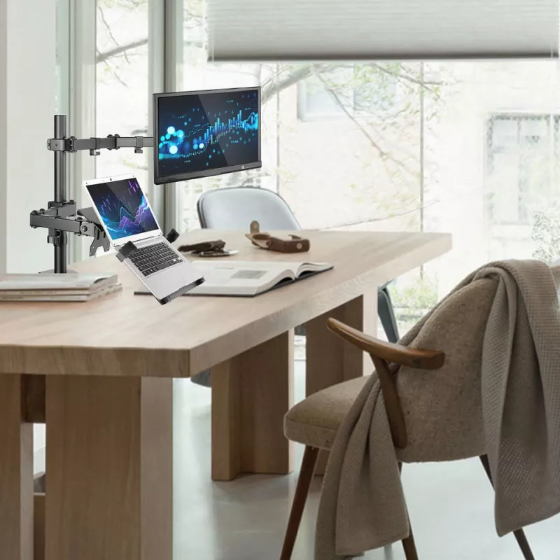 Klēpjdatora un monitora svira ACT AC8305 augstuma regulēšana 0-450mm