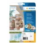 HERMA 10753 pašlīmējošās etiķetes, taisnstūrveida, pastāvīgas, brūnas, 480 gab.