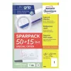 Pašlīmējoša printera etiķete AVERY 6603 Balta A4 21x29,7 cm 65 etiķetes