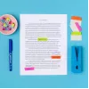 Tukša atzīmju cilne Avery Ultra Tabs 74753 zaļa oranža rozā