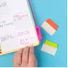 Tukša atzīmju cilne Avery Ultra Tabs 74753 zaļa oranža rozā