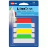 Tukšo ciļņu rādītājs Avery Ultra Tabs 74768 zila zaļa sarkana dzeltena