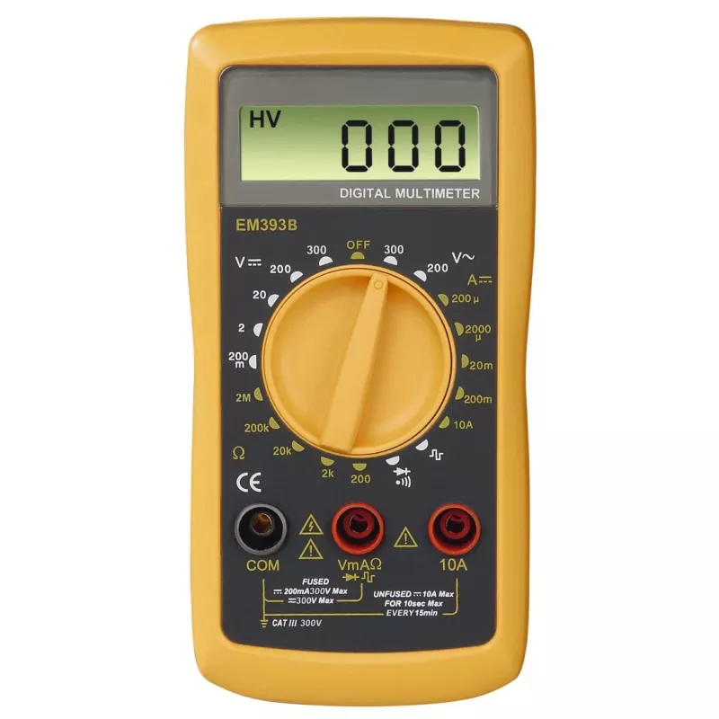 Hama 00223565 multimetrs Digitālais multimetrs CAT III 300V
