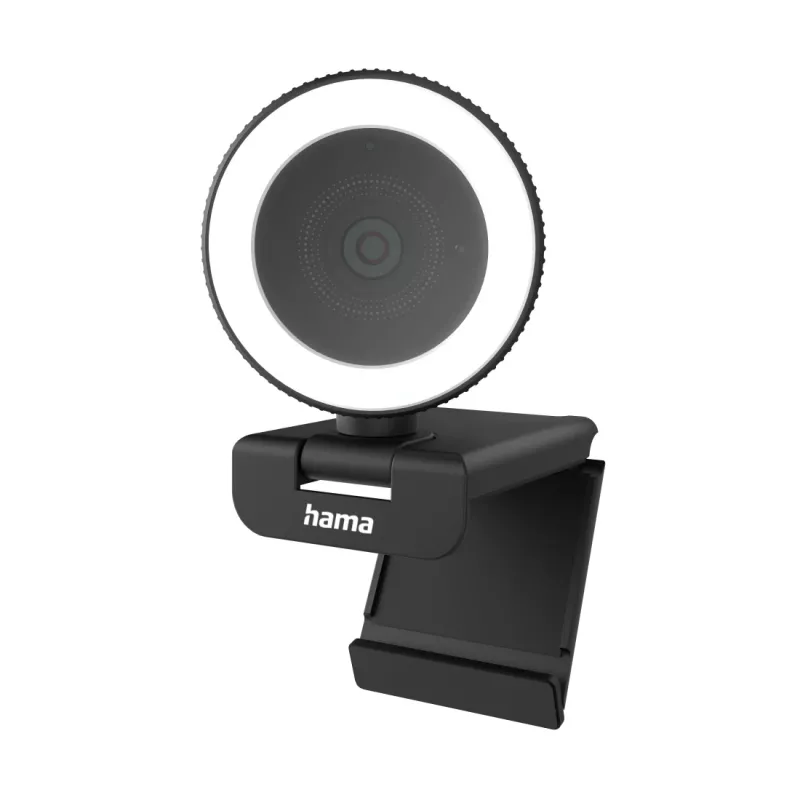 Hama C-850 Pro tīmekļa kamera 4 MP 2560 x 1440 pikseļi USB 2.0 Melna