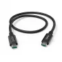 Hama Full-Featured USB kabelis USB 3.2 Gen 1 (3.1 Gen 1) 1,5 m USB C melns