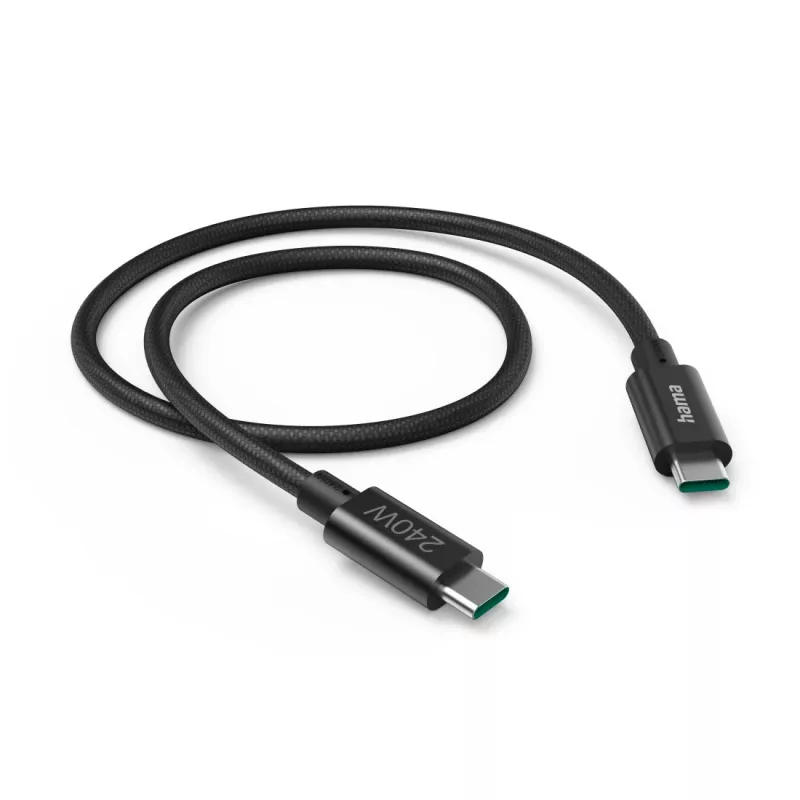 Hama Full-Featured USB kabelis USB 3.2 Gen 1 (3.1 Gen 1) 1,5 m USB C melns