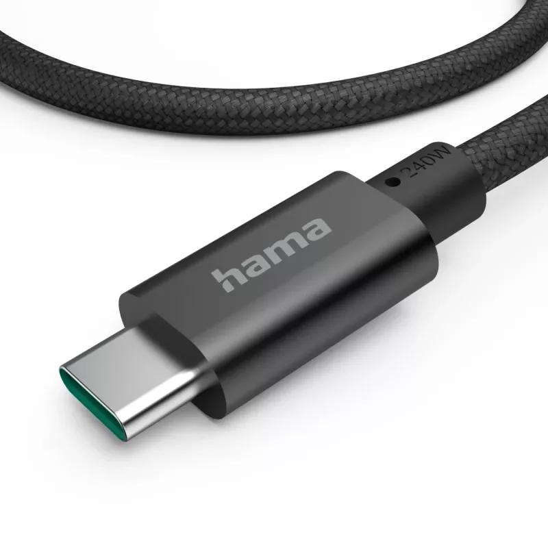 Hama Full-Featured USB kabelis USB 3.2 Gen 1 (3.1 Gen 1) 1,5 m USB C melns