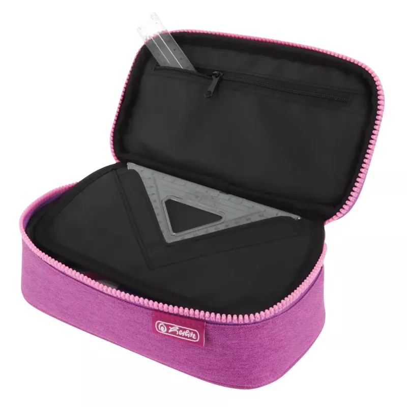 Penālis Herlitz beatBox ABC Soft Polyester Pink violeta 225x120x70mm