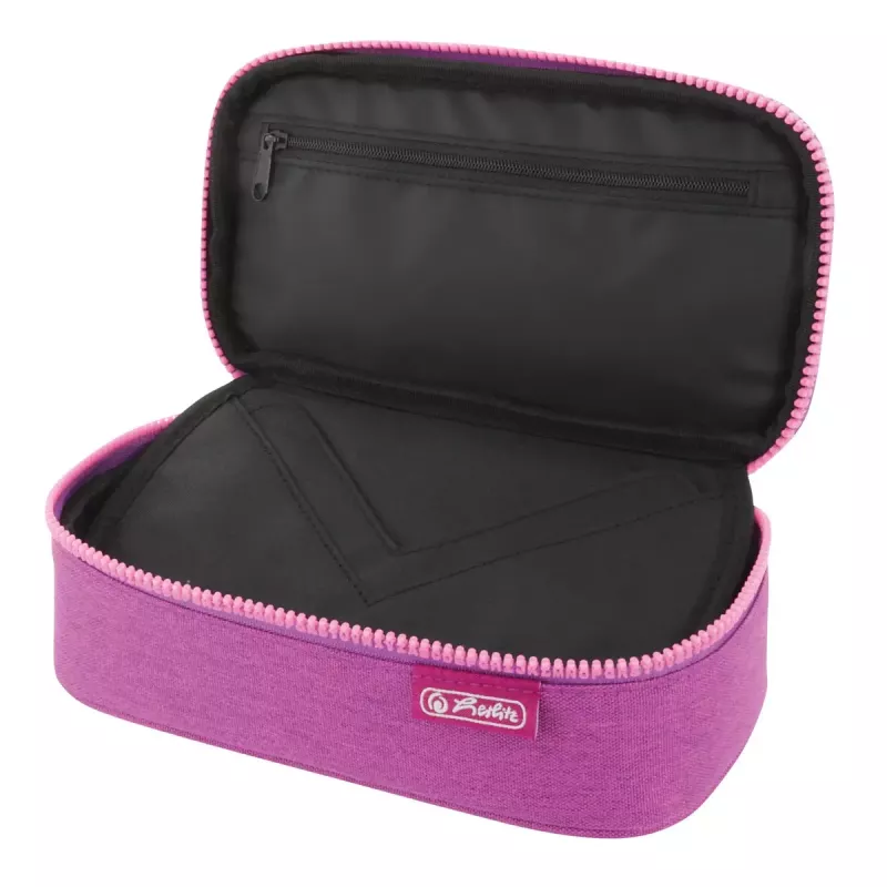 Penālis Herlitz beatBox ABC Soft Polyester Pink violeta 225x120x70mm