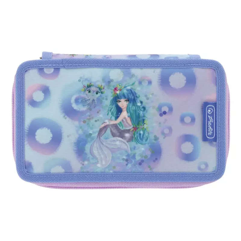 Kancelejas piederumu komplekts Herlitz Mystic Mermaid 23 gab. zils rozā poliesters
