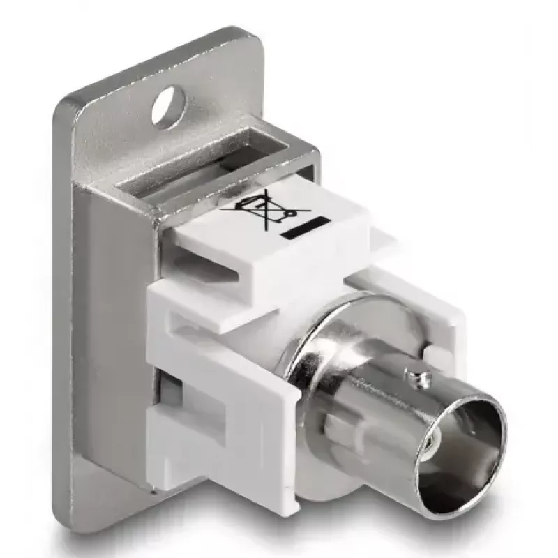 DeLOCK 90880 BNC kontaktdakša, ligzda, sudrabbalta, 50 Ω