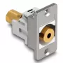 DeLOCK 90884 kontaktligzda 3,5 mm sudraba balta sieviešu dzimuma