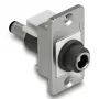 DeLOCK keystone modulis 90885 Plakans Melns Sudrabains Balts DC 5.5 x 2.1