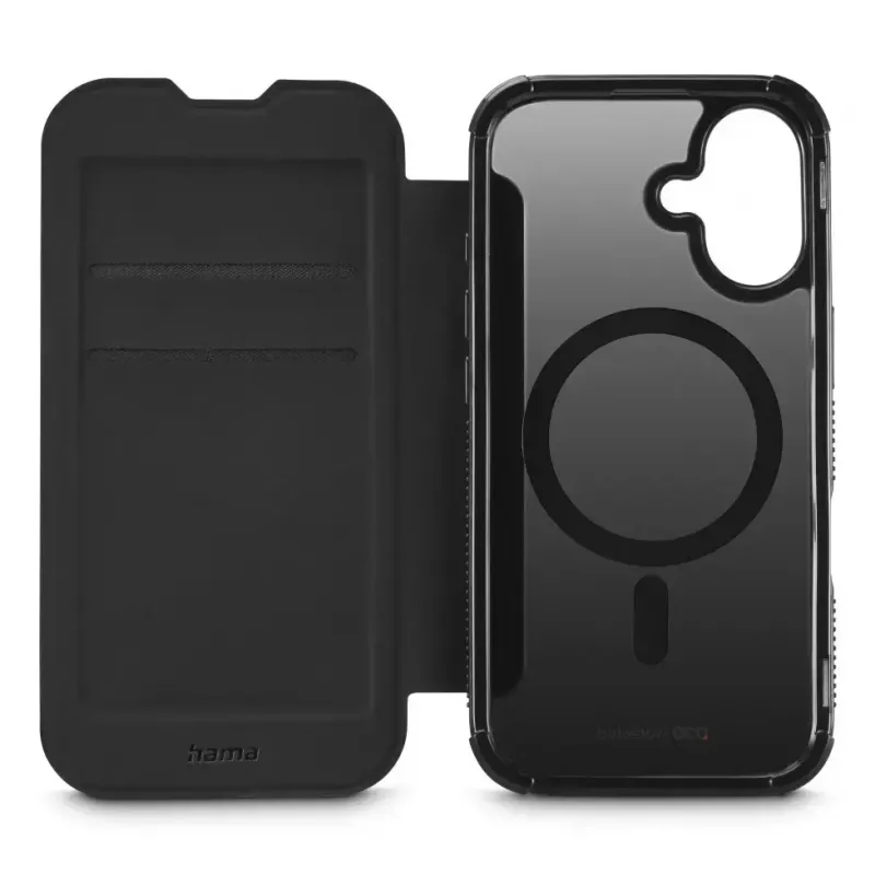 Hama Extreme Protect mobilā tālruņa maciņš 15,5 cm (6,1 collas) grāmatiņa melns