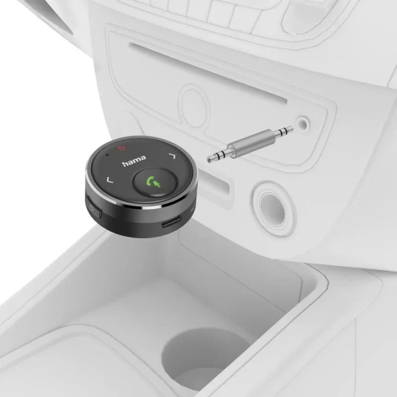 Hama 00014173 Bluetooth mūzikas uztvērējs 7 m Melns, Pelēks, Sudrabains