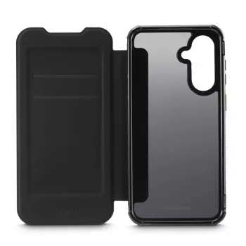 Folio vāciņš Hama Galaxy A17 melns 2 karšu kabatām