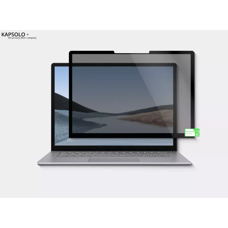 Magnētiskais aizsargstikls privātumam Kapsolo Apple MacBook Pro 16 collu Retina (2019) — 9H cietība, 50% gaismas caurlaidība, 30° privātuma leņķis, 40,6 cm