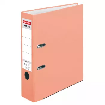 Riņķu mape Herlitz maX.file A4 oranža