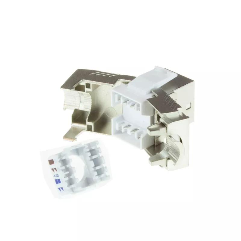Keystone Jack CAT8 ekranēts bezinstrumentu ACT TD8511