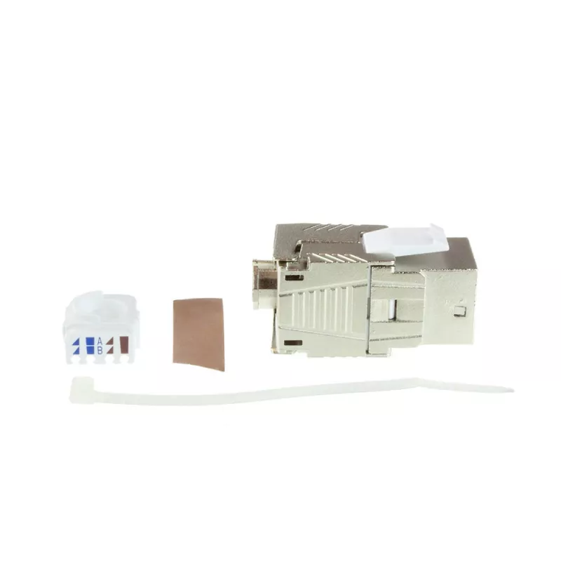 Keystone Jack CAT8 ekranēts bezinstrumentu ACT TD8511