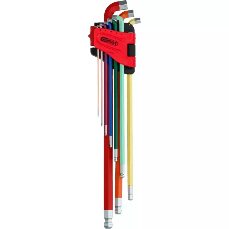 Sešstūra atslēgu komplekts KS Tools 151.4560 9 gab.