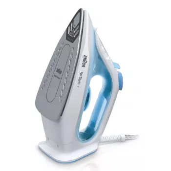 Braun TexStyle 1 SI1050BL tvaika gludeklis ar keramisko zoli 2000 W zilā, baltā krāsā