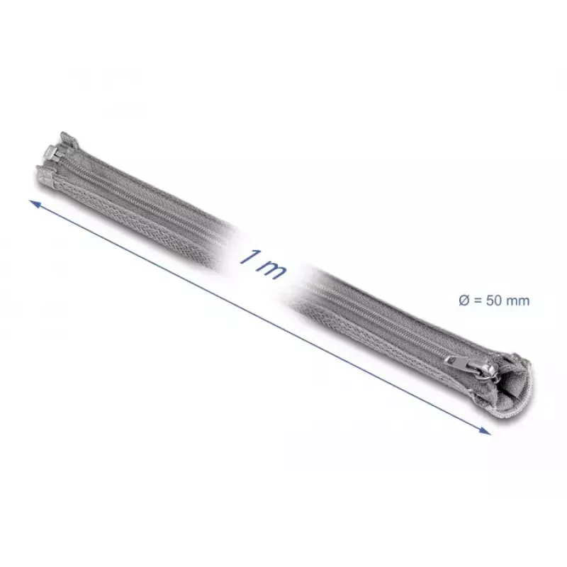 Pīts apvalks DeLOCK 20826 1m x 50mm Pelēks
