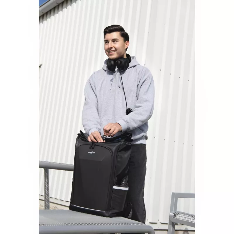 Mugursoma Hama Carrier 700 43,9 cm (17,3 collas) Melna Pārnēsāšanas rokturis Plecu siksna