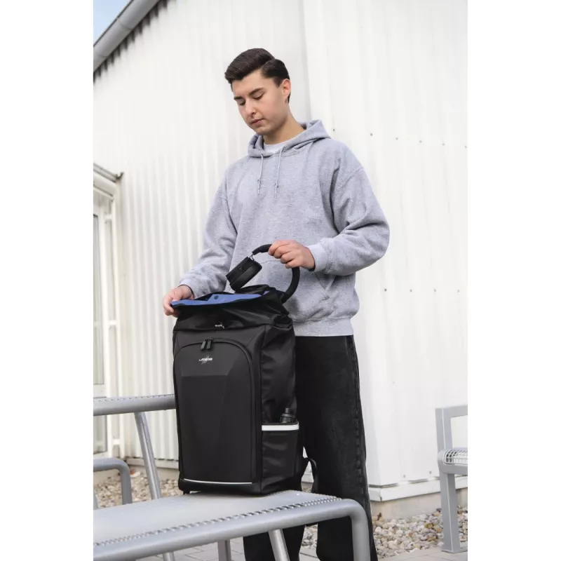 Mugursoma Hama Carrier 700 43,9 cm (17,3 collas) Melna Pārnēsāšanas rokturis Plecu siksna