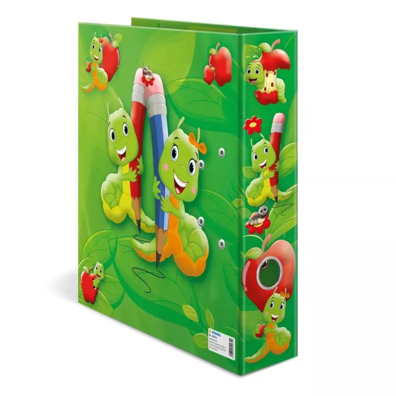 HERMA Motivmape A4 Fritz the Worm D-gredzens Kartons 285x315mm