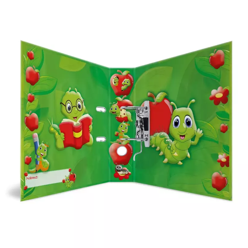 HERMA Motivmape A4 Fritz the Worm D-gredzens Kartons 285x315mm