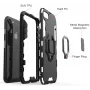 CoreParts MOBX-COV-JL-XR mobilā tālruņa maciņš 15,5 cm (6,1 collas) Vāks Melns