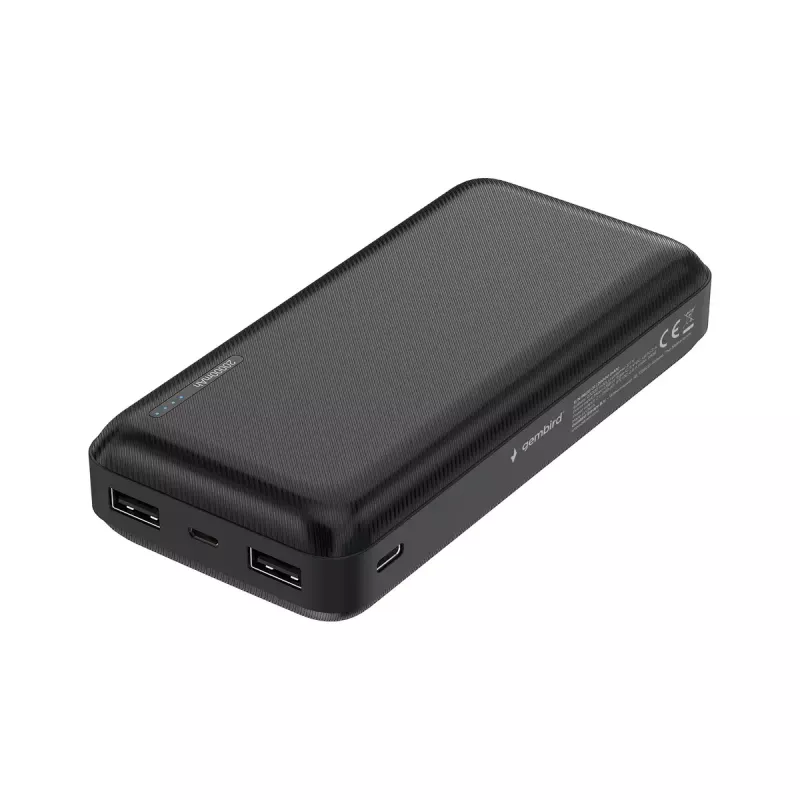 Gembird PB20-01 ārējais akumulators 20000 mAh