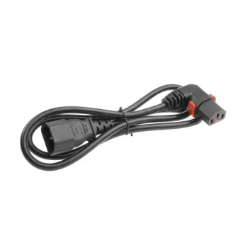 ACT strāvas vads C14 - C13 IEC Lock (leņķa) melns 1 m, PC2041