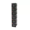 ACT C13 IEC Lock Net Entree (6x izeja) - melna, PA135015BK6