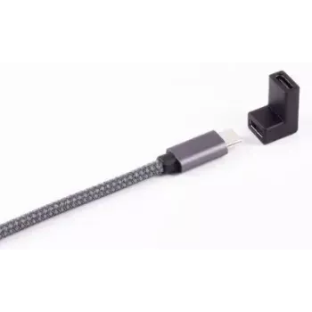 Kabeļu savienotājpārejas ShiverPeaks BS13-40004 USB-C uz USB-C pelēka