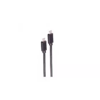 USB kabelis ShiverPeaks BS13-62005 USB 3.2 Gen 2 0,25m USB C Melns