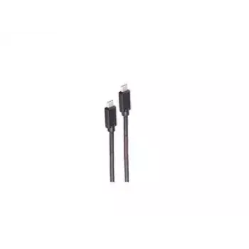 USB kabelis ShiverPeaks BS13-62025 1m USB 3.2 Gen 2 USB C Melns