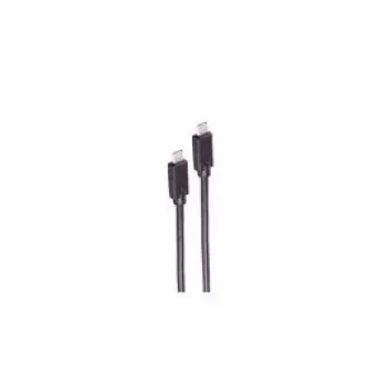 USB kabelis ShiverPeaks BS13-62035 2m USB 3.2 Gen 2 USB C melns