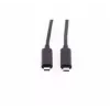 USB kabelis ShiverPeaks BS30-41045 USB 3.2 Gen 2 3m USB C Melns