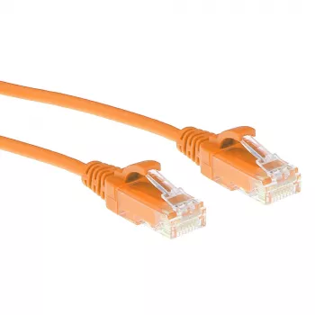 ACT oranžs 10 metru LSZH U/UTP CAT6 datu centra plānā komutācijas kabelis ar aizsargātiem RJ45 savienotājiem