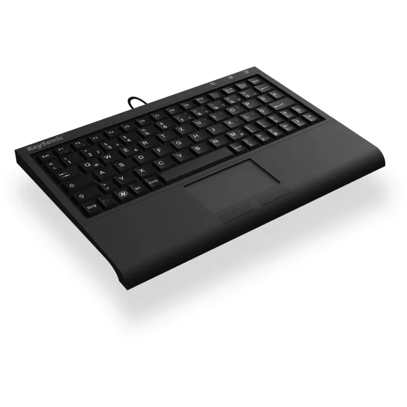 KeySonic ACK-3410 (IT) tastatūra, universāla, USB, itāļu, melna