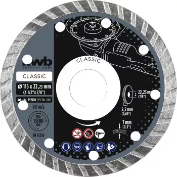 Apļveida zāģa asmens KWB 797870 23 cm marmoram un flīzēm