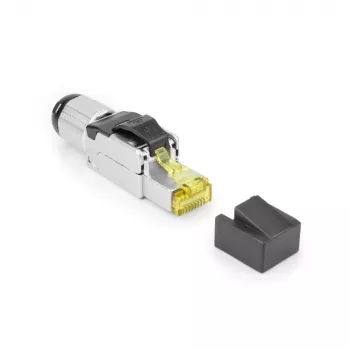 ACT uzstādāmais RJ45 CAT6A ekranēts spraudnis, bezinstrumentu montāža, 4PPoE 100W