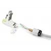 ACT uzstādāmais RJ45 CAT6A ekranēts spraudnis, bezinstrumentu montāža, 4PPoE 100W