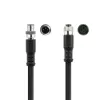 ACT Industrial 3.00 metru sensoru kabelis M8A 3-pin vīrišķais uz M8A 3-pin sievišķo, Ultraflex Xtreme TPE kabelis, ekranēts