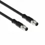 ACT Industrial 1,50 metri Sensor kabelis M8A 4 kontaktu vīrišķais uz M8A 4 kontaktu vīrišķais, Ultraflex Xtreme TPE kabelis, ekranēts